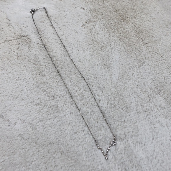 Silver Pisces ♓️ Constellation Necklace - Picture 2 of 5